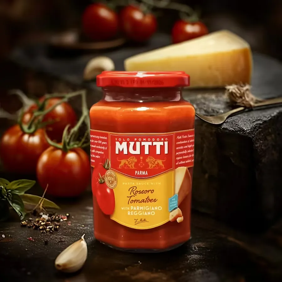 Соус Mutti Pasta Sauce с томатами Россоро и сыром Пармиджано Реджано