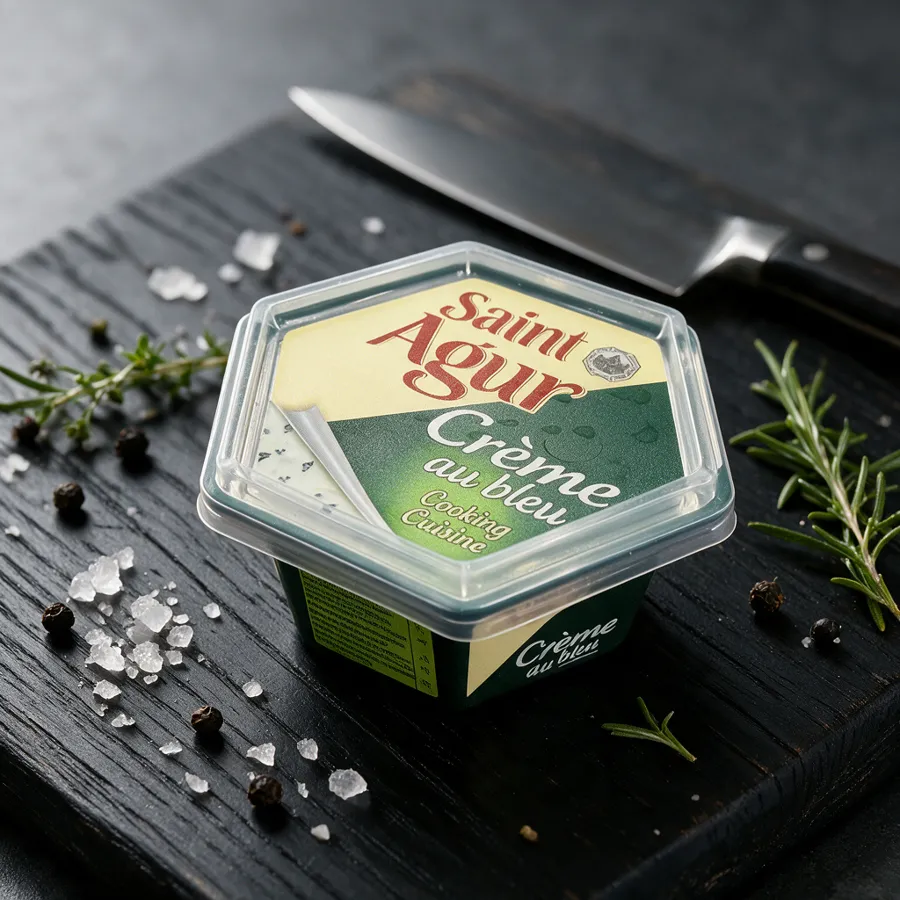Сливочный крем с голубым сыром Saint Agur