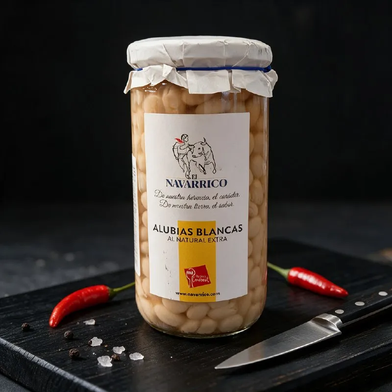 Консервированные белые бобы El Navarrico
