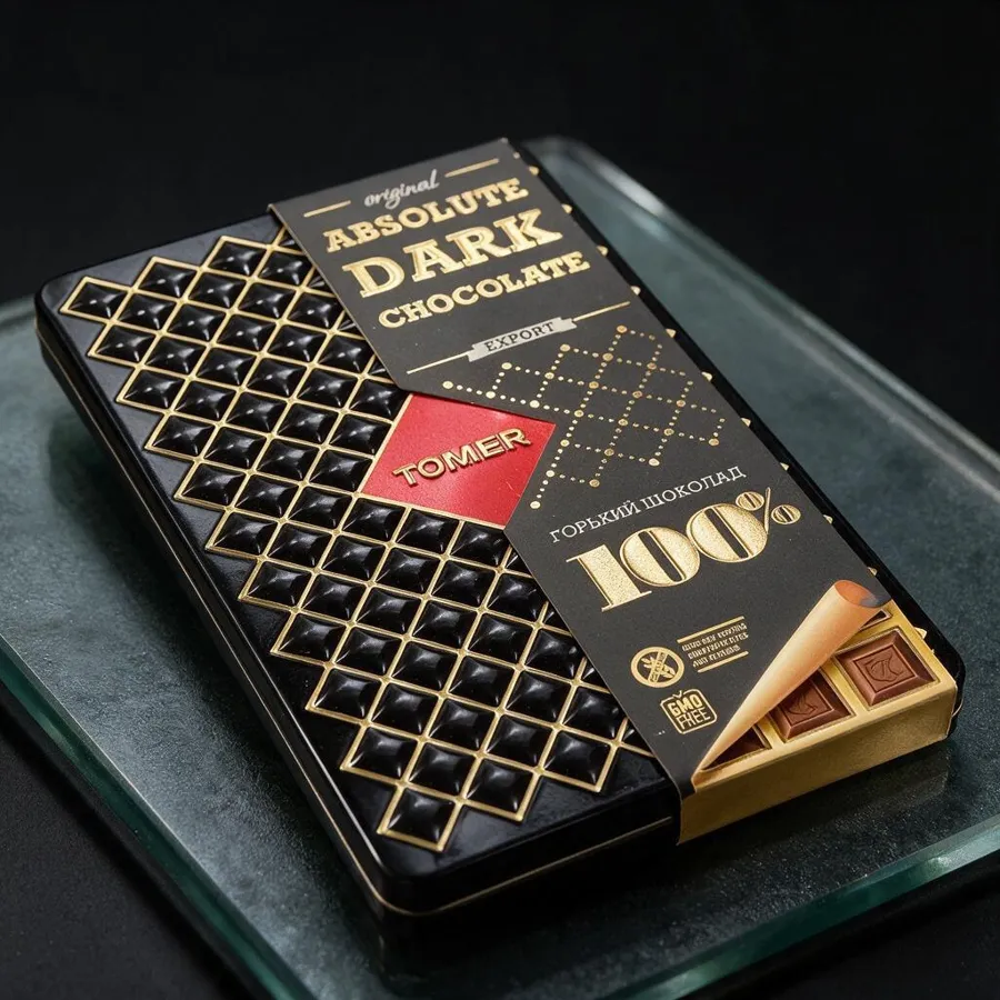 Горький шоколад TOMER Absolute Dark Chocolate 100%