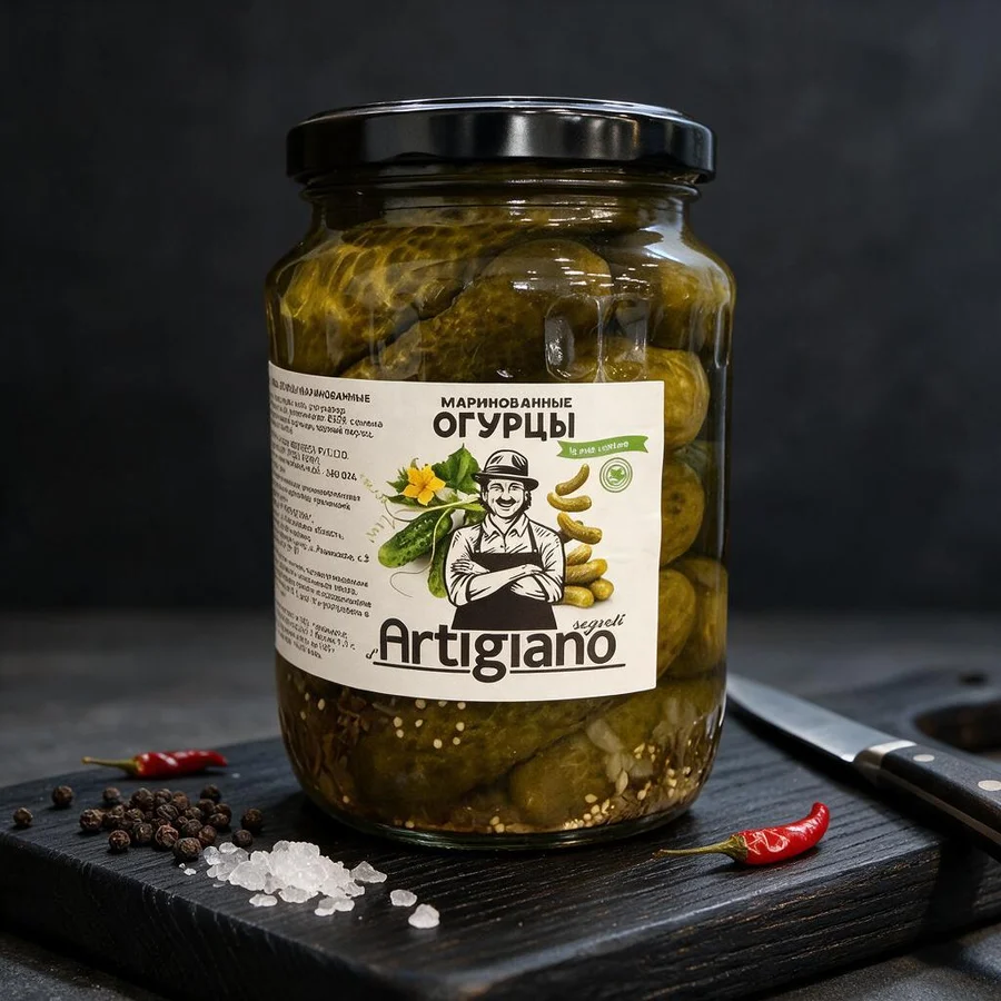 Огурцы маринованные Artigiano