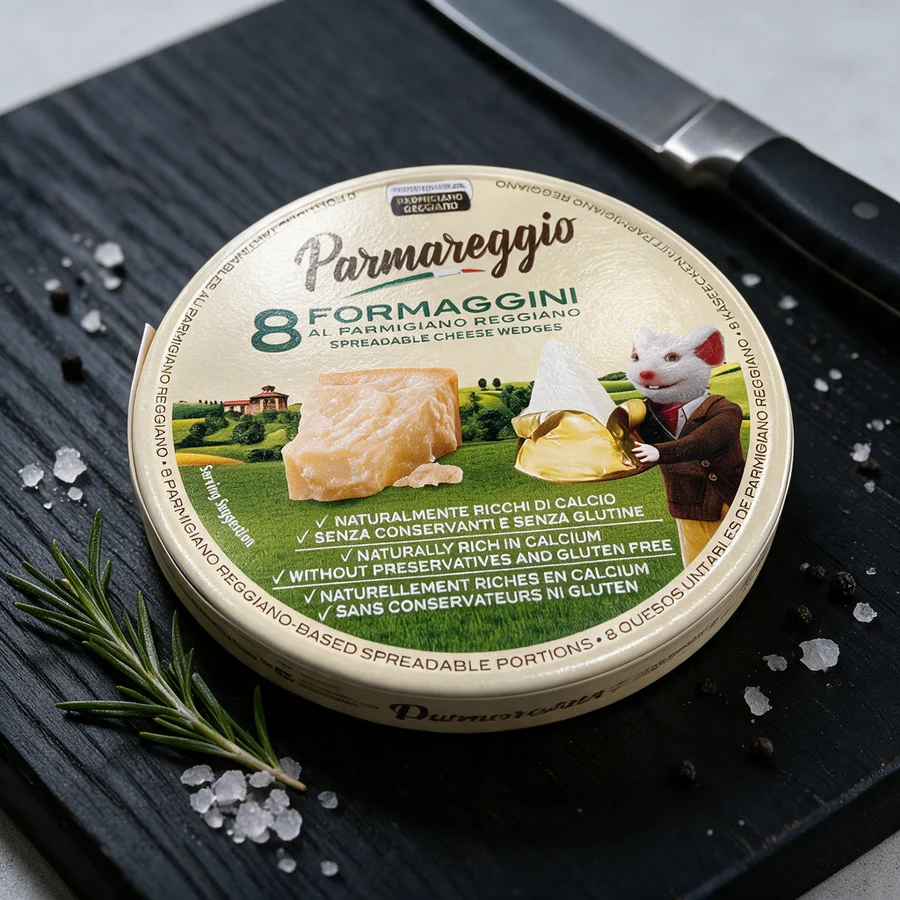 Плавленый сыр 8 Formaggini Parmareggio с Пармиджано Реджано, 140 г