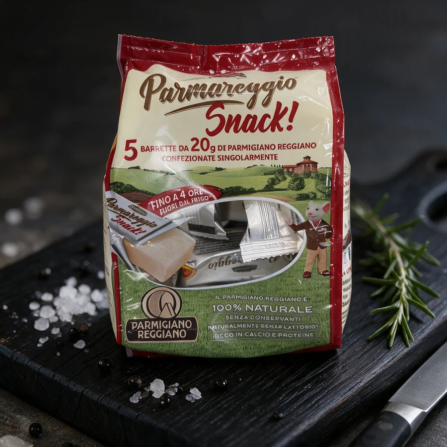 Пармиджано Реджано Parmareggio Snack, 5 порций по 20 г
