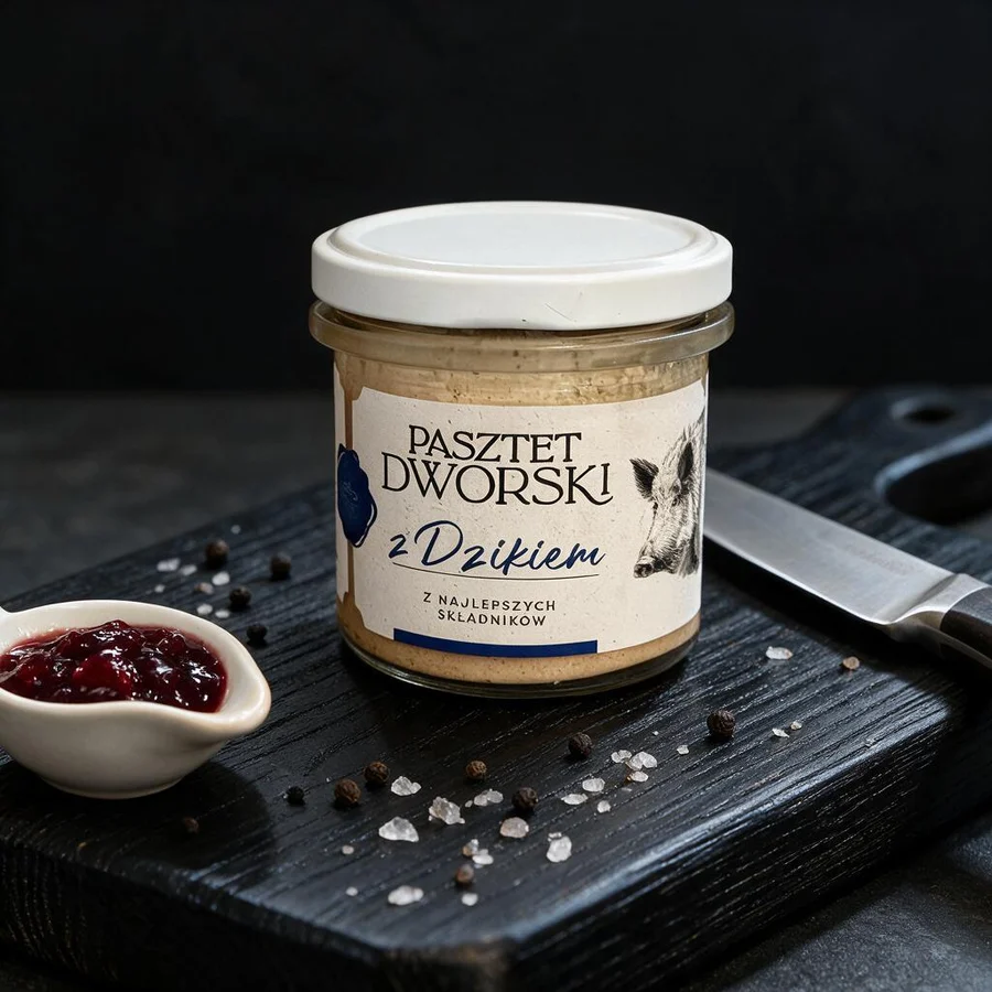 Паштет Pasztet Dworski с мясом кабана, 130 г