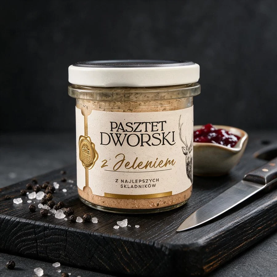 Паштет Pasztet Dworski с мясом оленя, 130 г