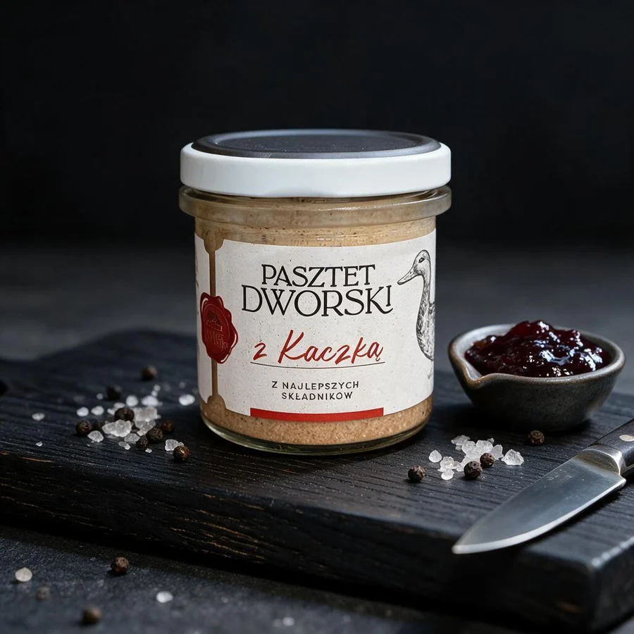 Паштет Pasztet Dworski с мясом утки, 130 г