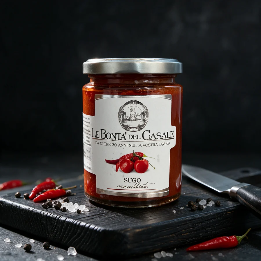 Соус острый Алл’арраббьята (Le Bonta del Casale sugo arrabbiata)