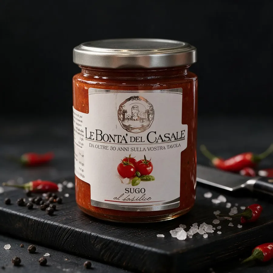 Соус с базиликом (Le Bonta del Casale sugo al basilico)