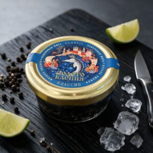 Икра черная осетровая забойная "Классика" слабосол
