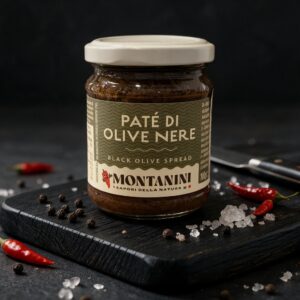 Пате из чёрных оливок Pate di Olive Nere Montanini