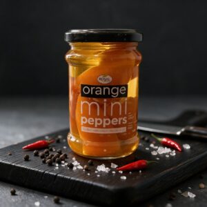 Мини-перцы фаршированные сливочным сыром