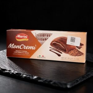 Бисквитное печенье с какао-кремовой начинкой Marini MonCremi